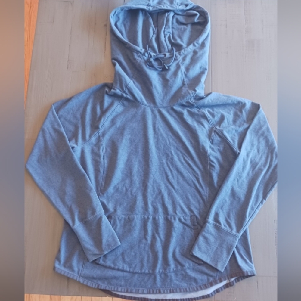 Athleta Heather Blue Hoodie